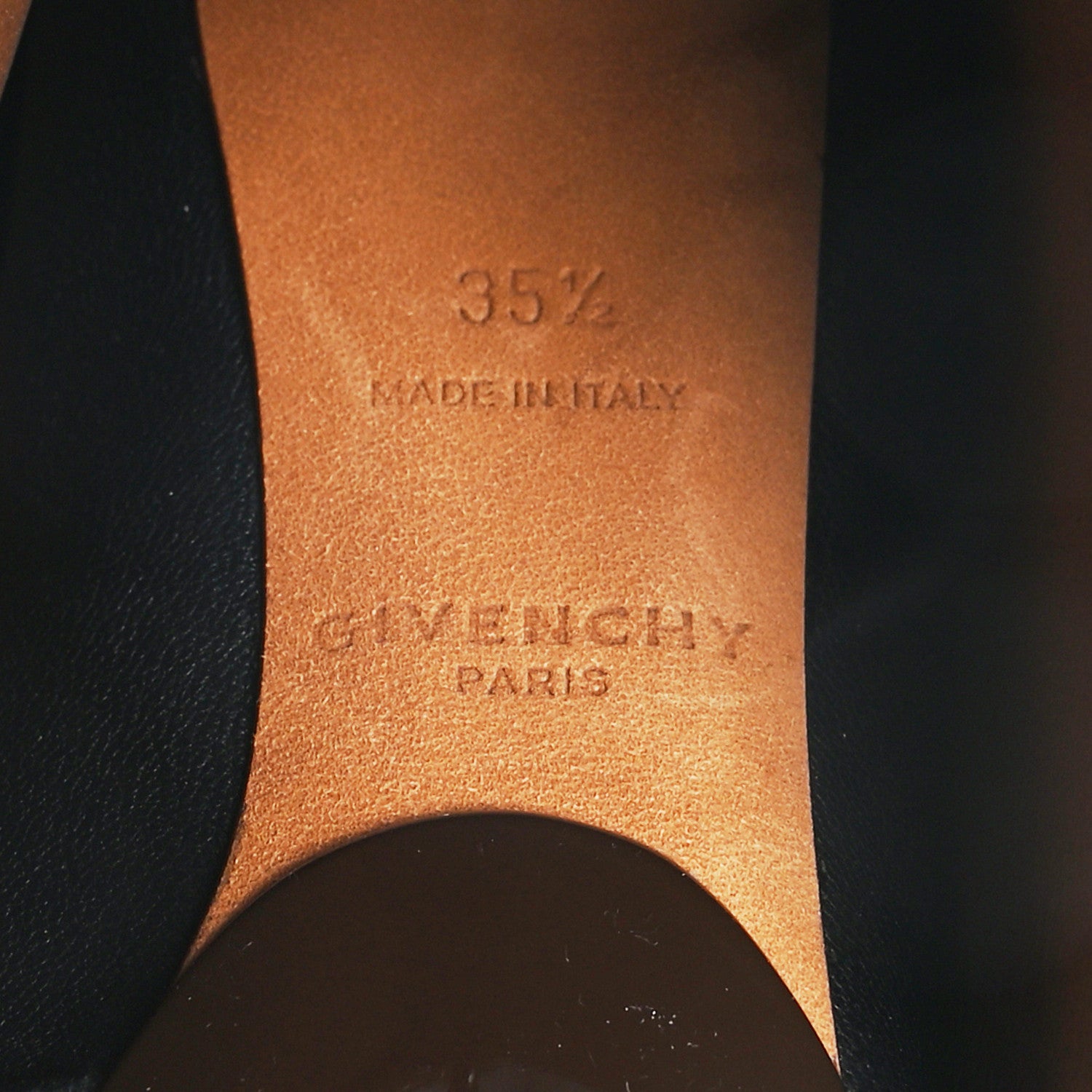 Givenchy Calfskin Newton Over The Knee Boots 35.5 Black Marron 8 of 8