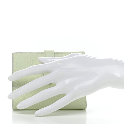 Hermes Epsom Bearn Compact Wallet Vert Fizz 2 of 8