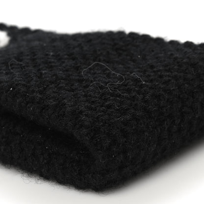 Chanel Cashmere CC Headband Black 7 of 8