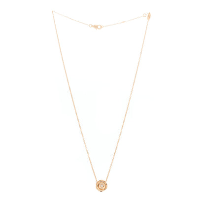 Christian Dior 18K Rose Gold Diamond Small Rose Couture Necklace 3 of 7