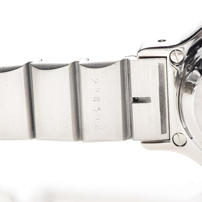 Cartier Stainless Steel 18K Yellow Gold 25mm Santos Octagon Automatic Watch Gray 7 of 8