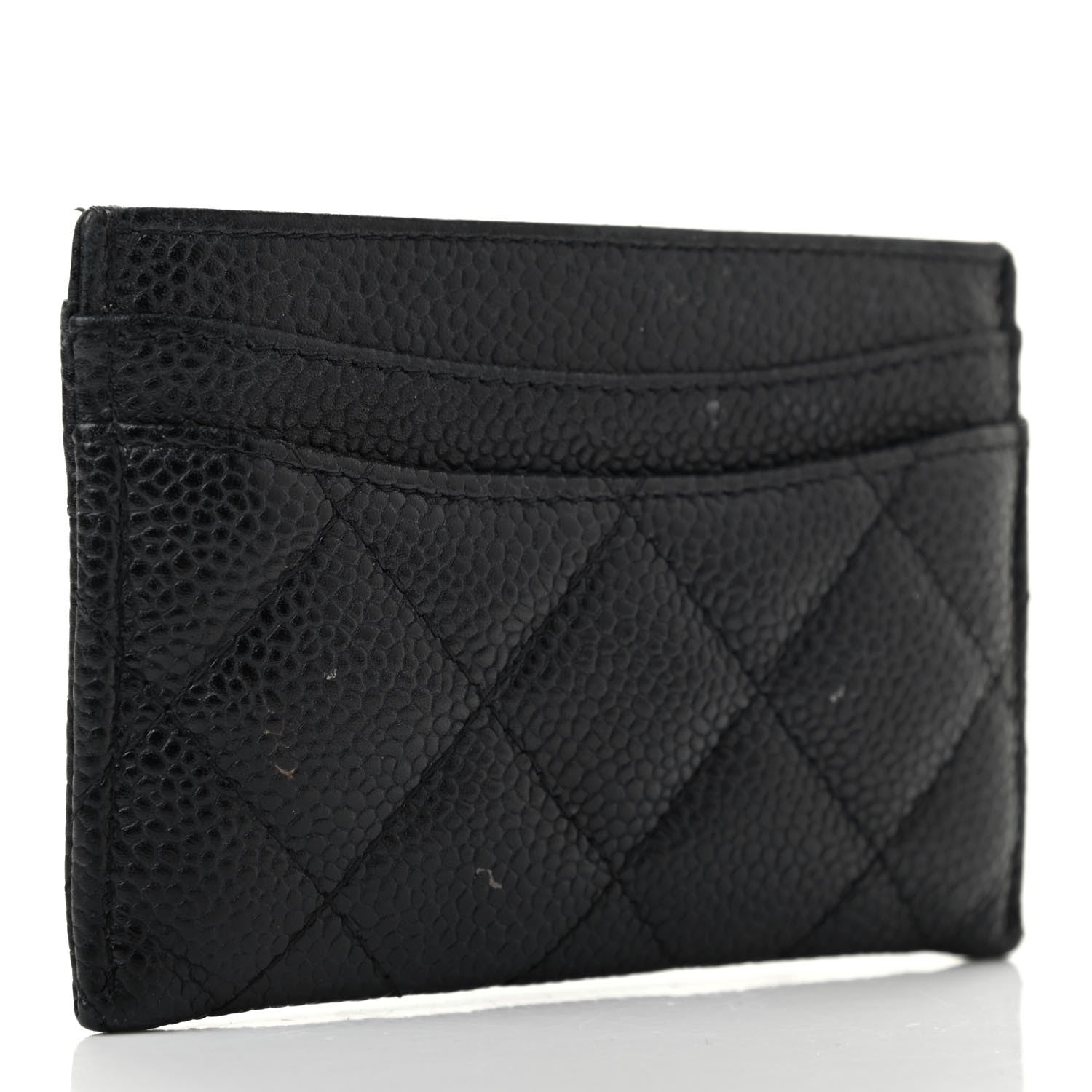 Chanel Caviar Quilted Card Holder Black 3 of 10