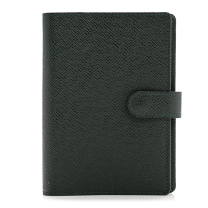 Louis Vuitton Taiga Small Ring Agenda Cover Epicea 2 of 17