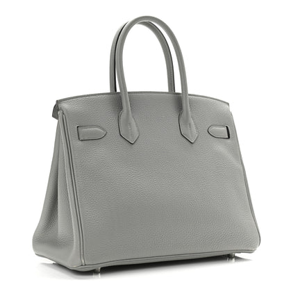 Hermes Togo Birkin 30 Gris Mouette 3 of 10