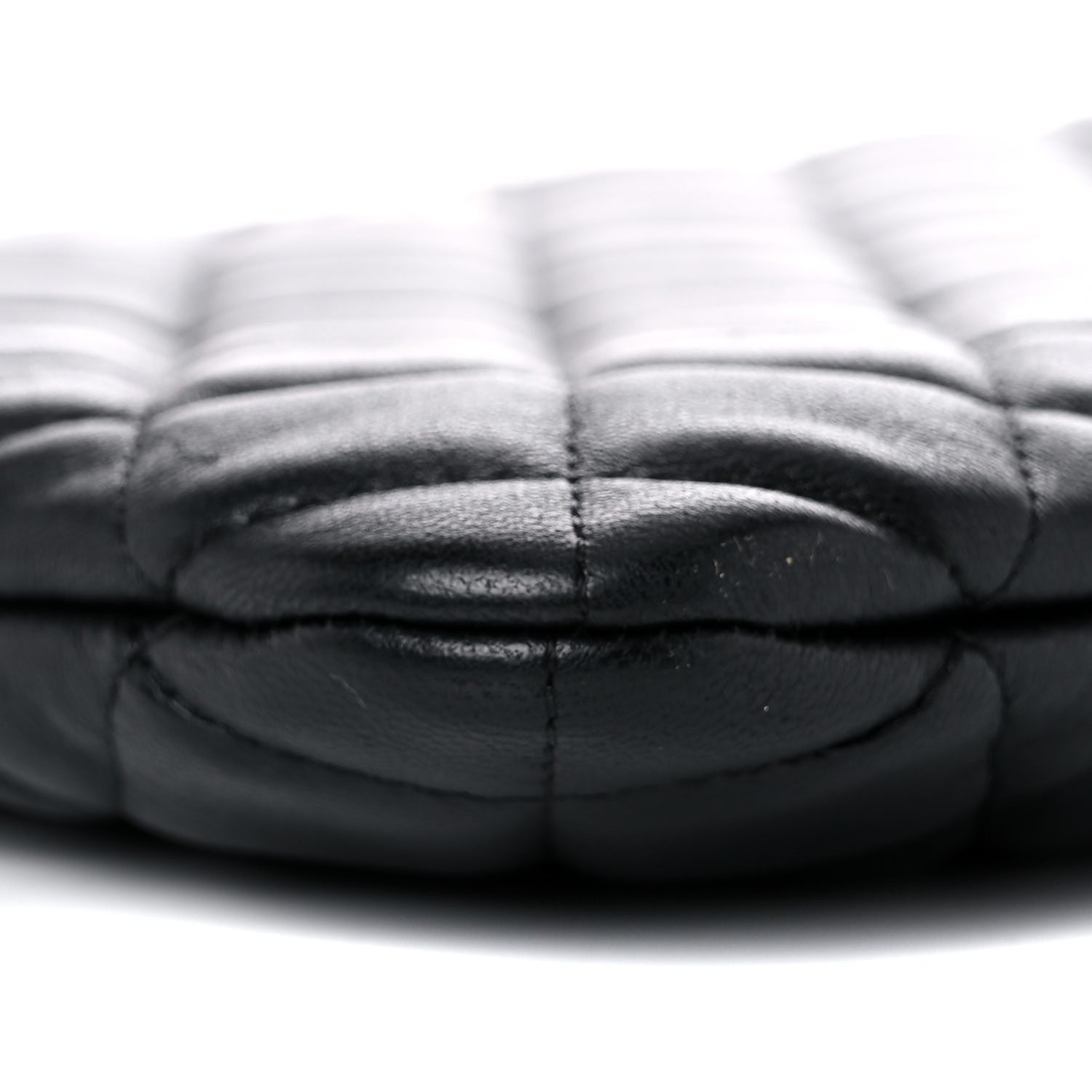 Chanel Lambskin Quilted Large Cosmetic Case Black 8 of 11