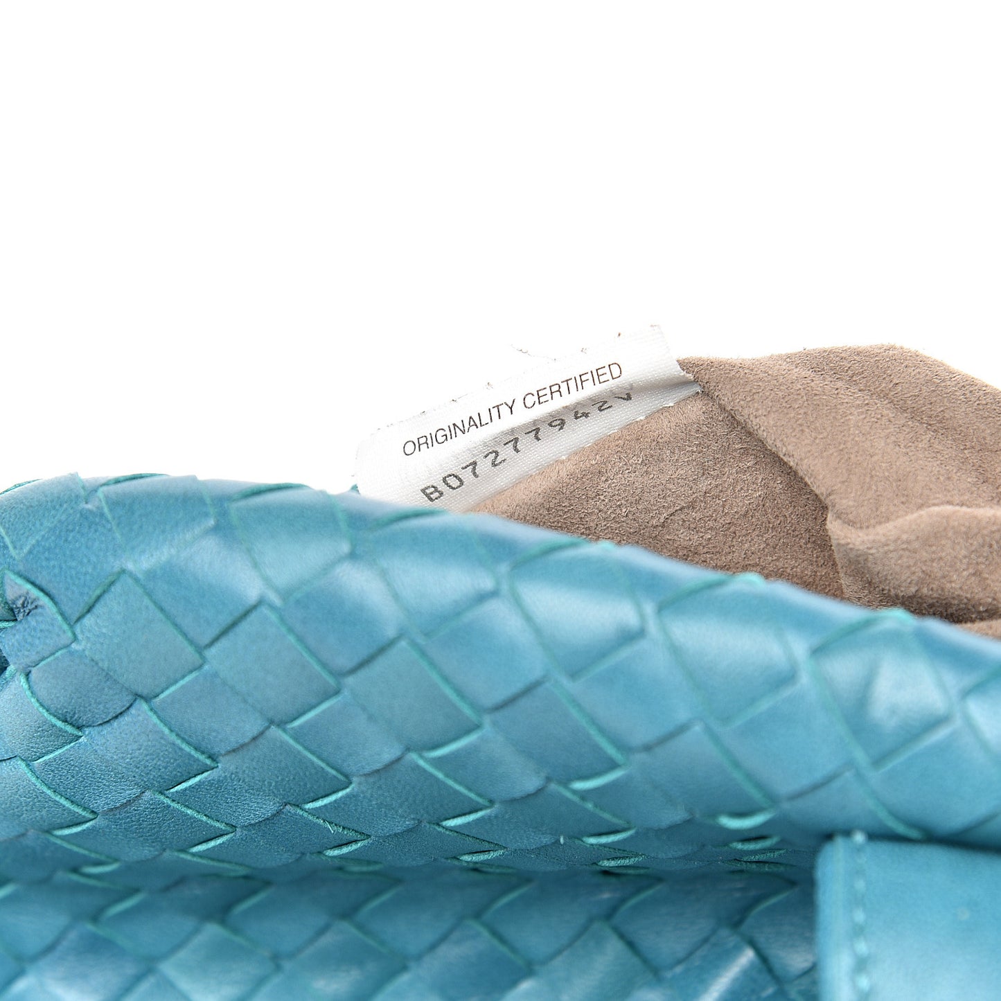 Nappa Intrecciato The Lauren 1980 Clutch Aqua