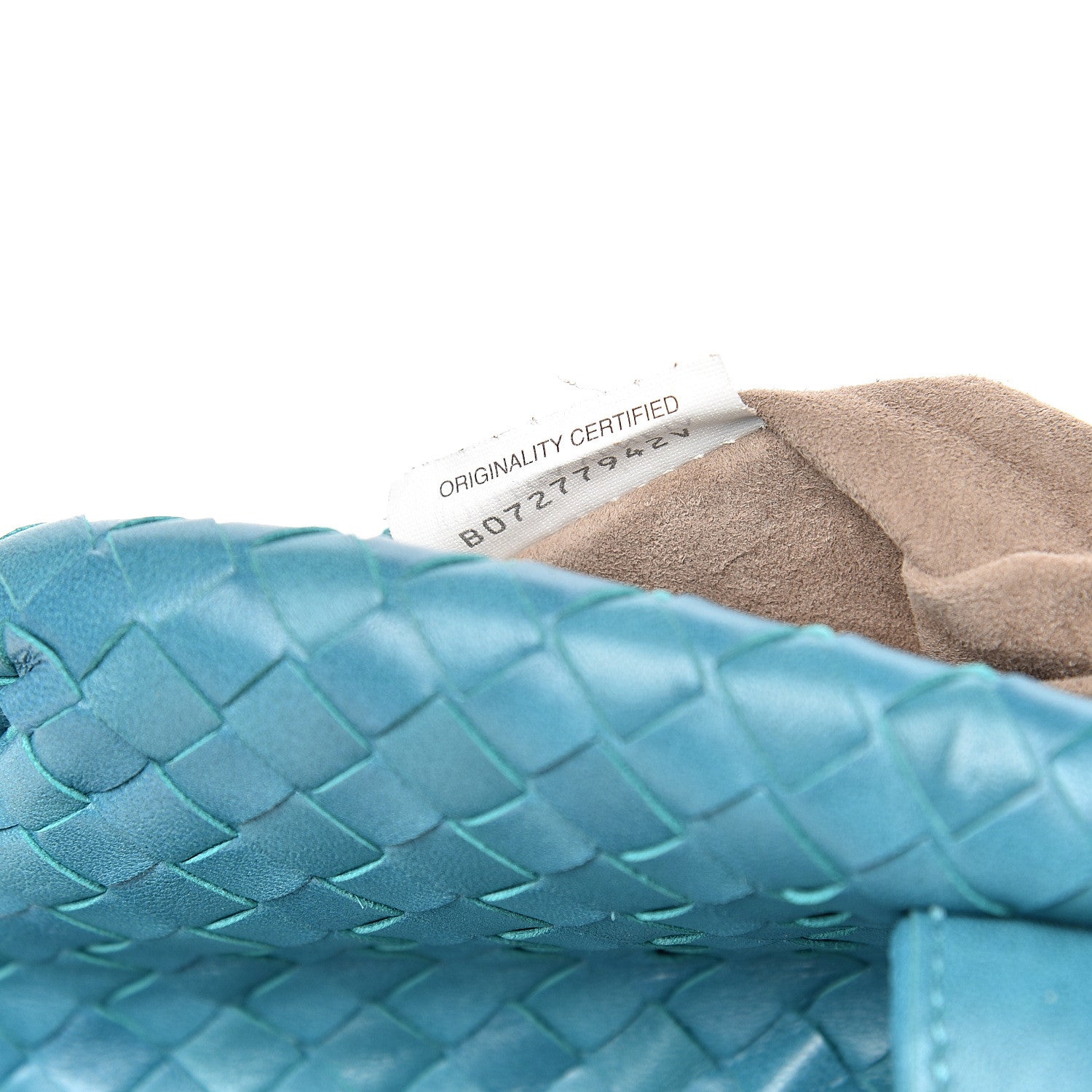Bottega Veneta Nappa Intrecciato The Lauren 1980 Clutch Aqua 7 of 7