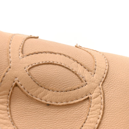 Chanel Lambskin CC Espadrilles 36 Beige Black 13 of 14