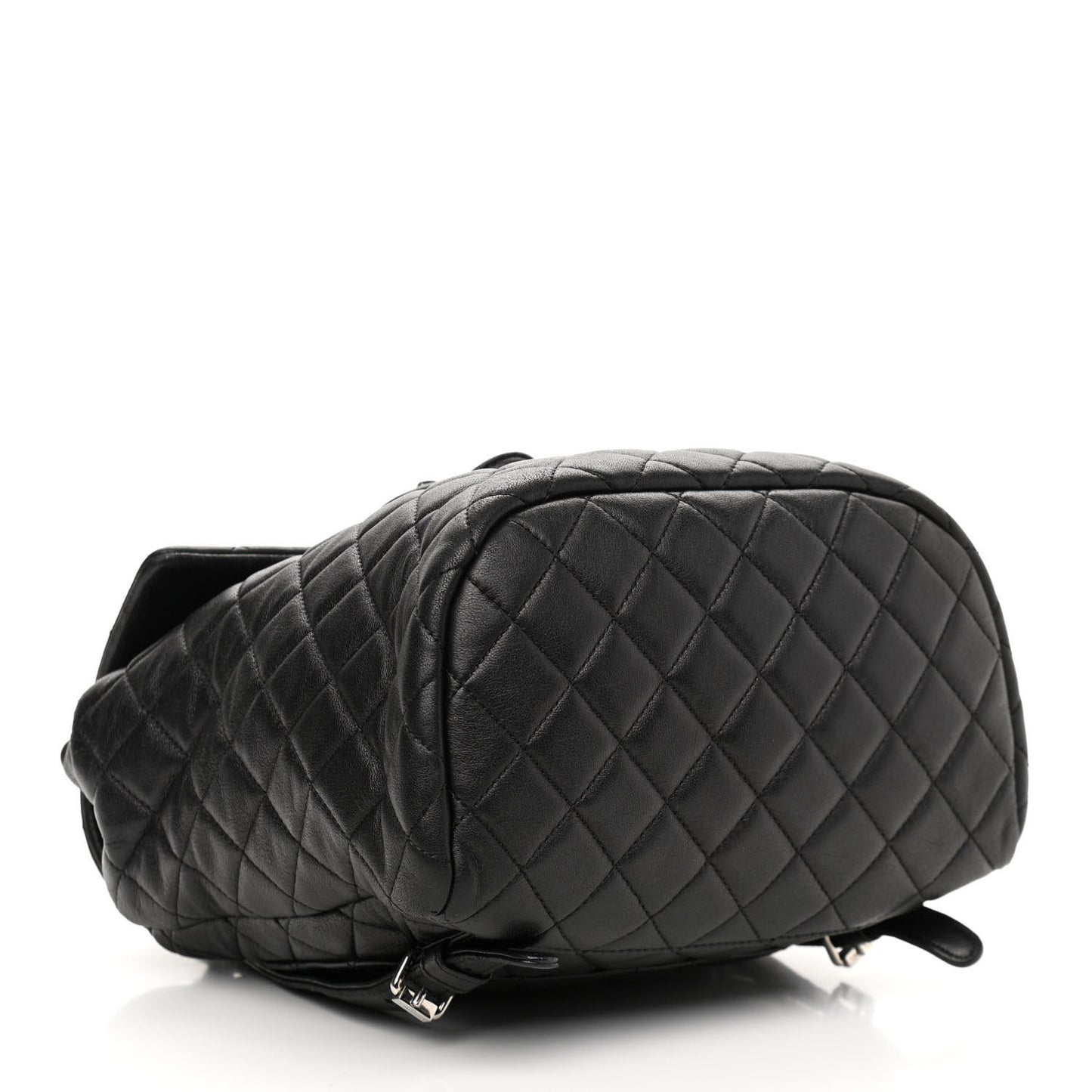 Calfskin Quilted Small Urban Spirit Backpack Black