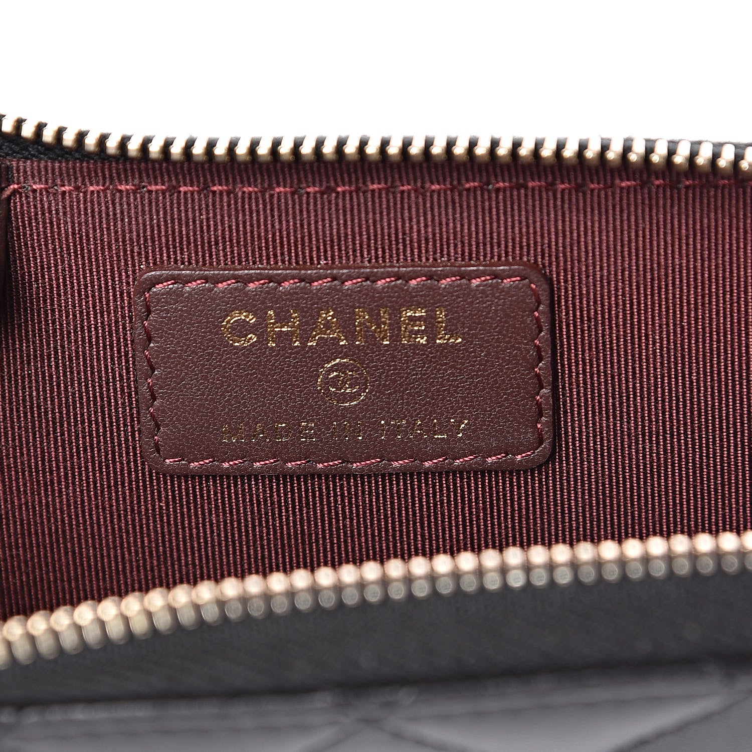Chanel Lambskin Quilted Key Holder Case Black 6 of 8