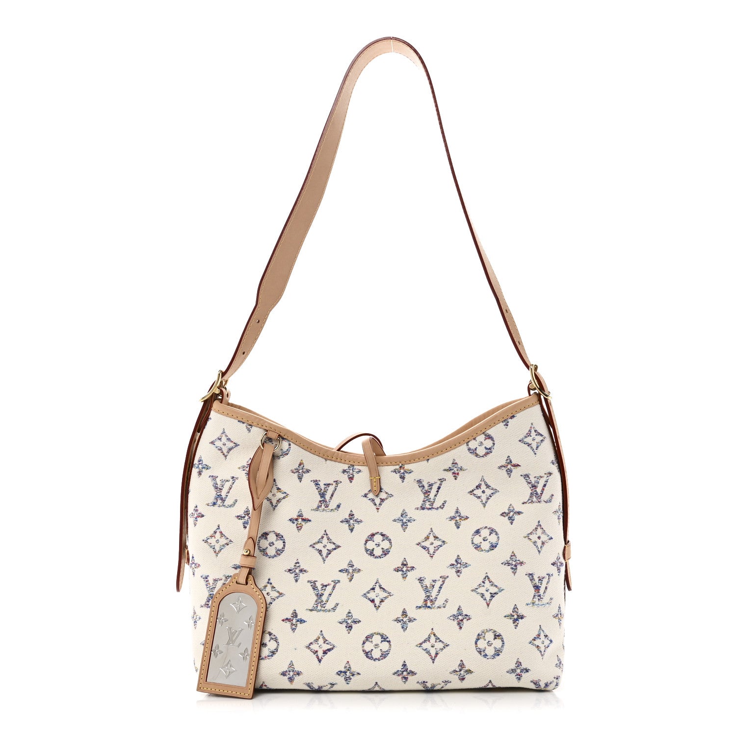 Louis Vuitton Monogram Jacquard CarryAll PM Multicolor Beige 3 of 12