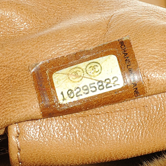 Rabbit Fur Flap Brown