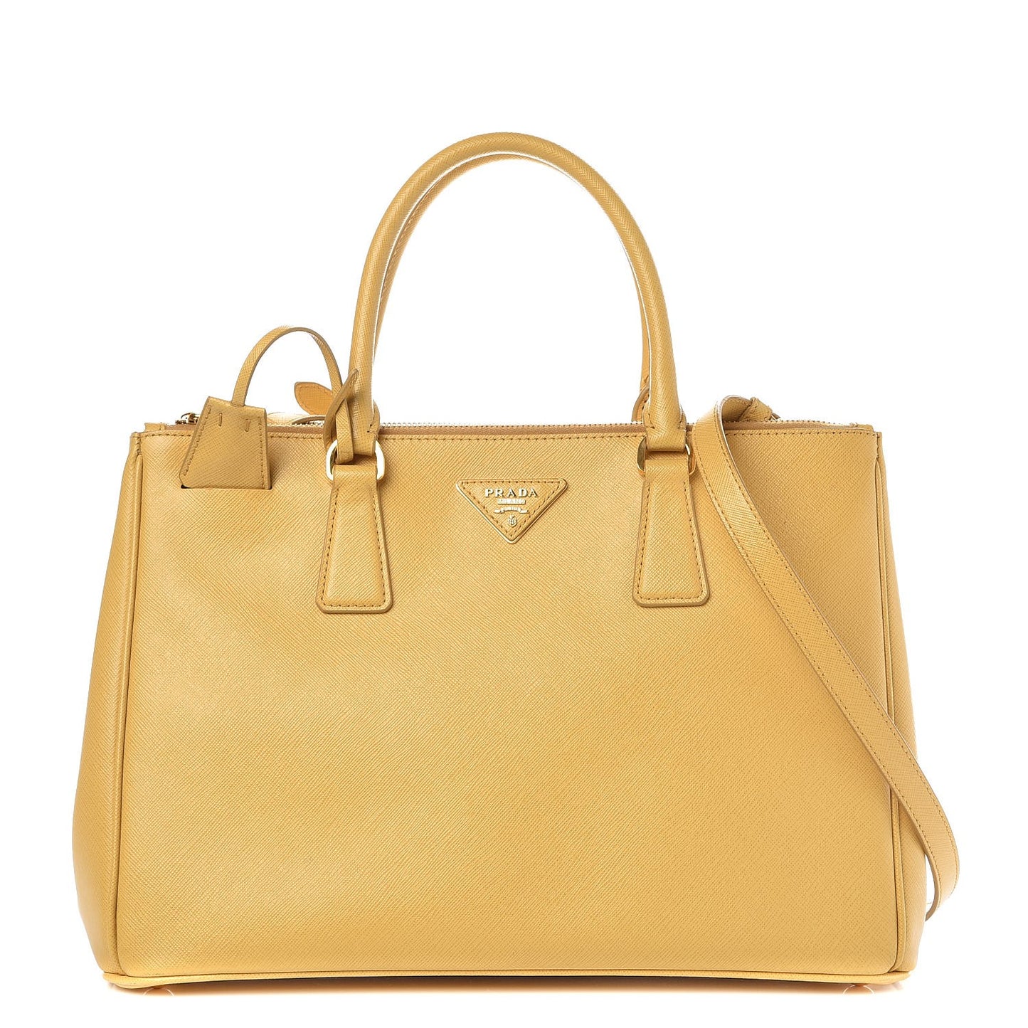 Saffiano Medium Galleria Double Zip Tote Ginestra