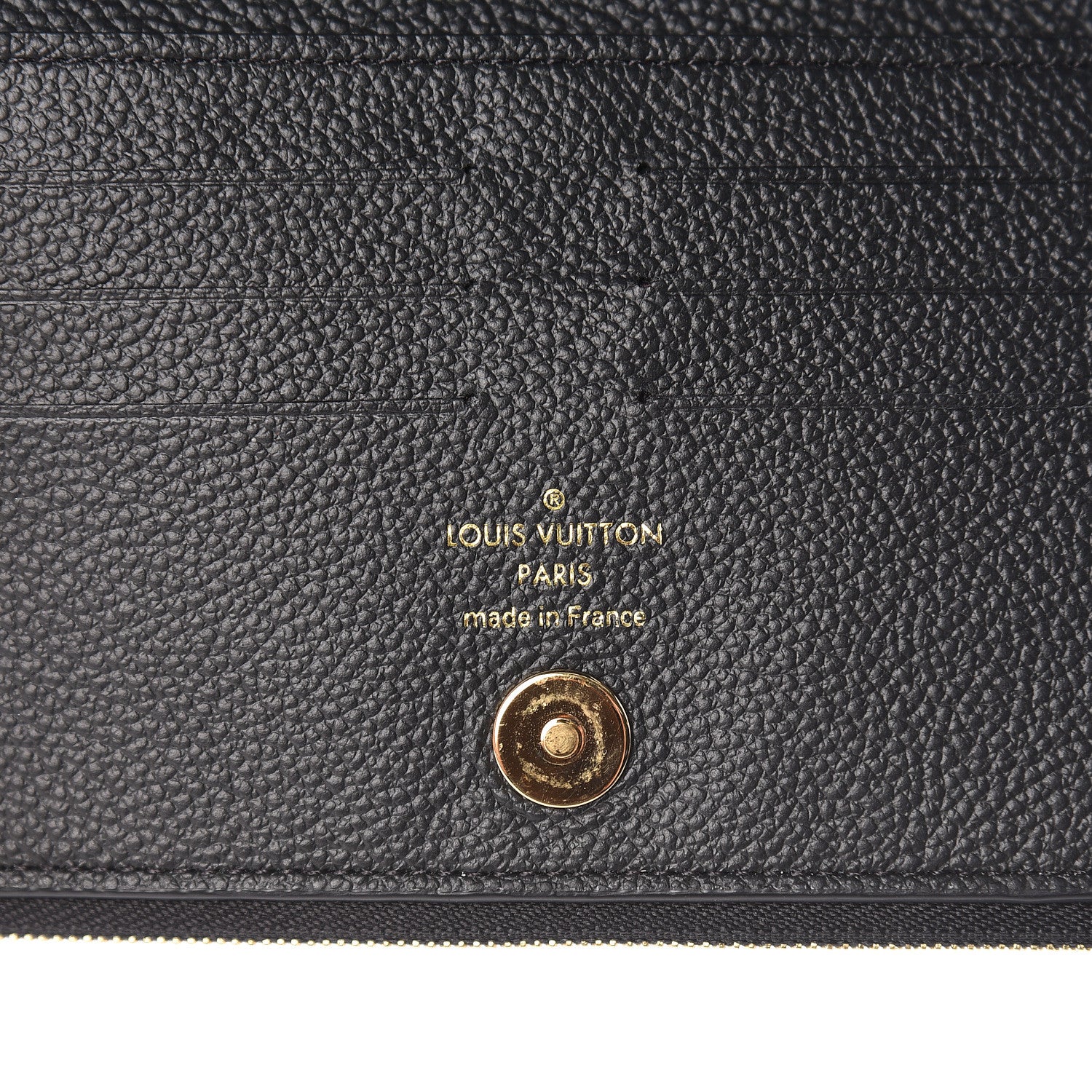 Louis Vuitton Empreinte Adele Wallet Black 6 of 8