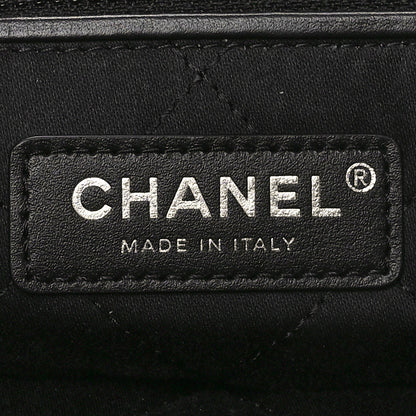 Chanel Denim Patchwork Quilted Chanel 22 Black 7 of 11
