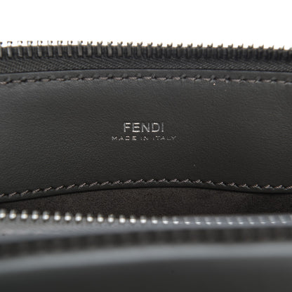 Fendi Vitello Baltico DotCom Satchel Carbone Bloody Mary Light Blue 6 of 8