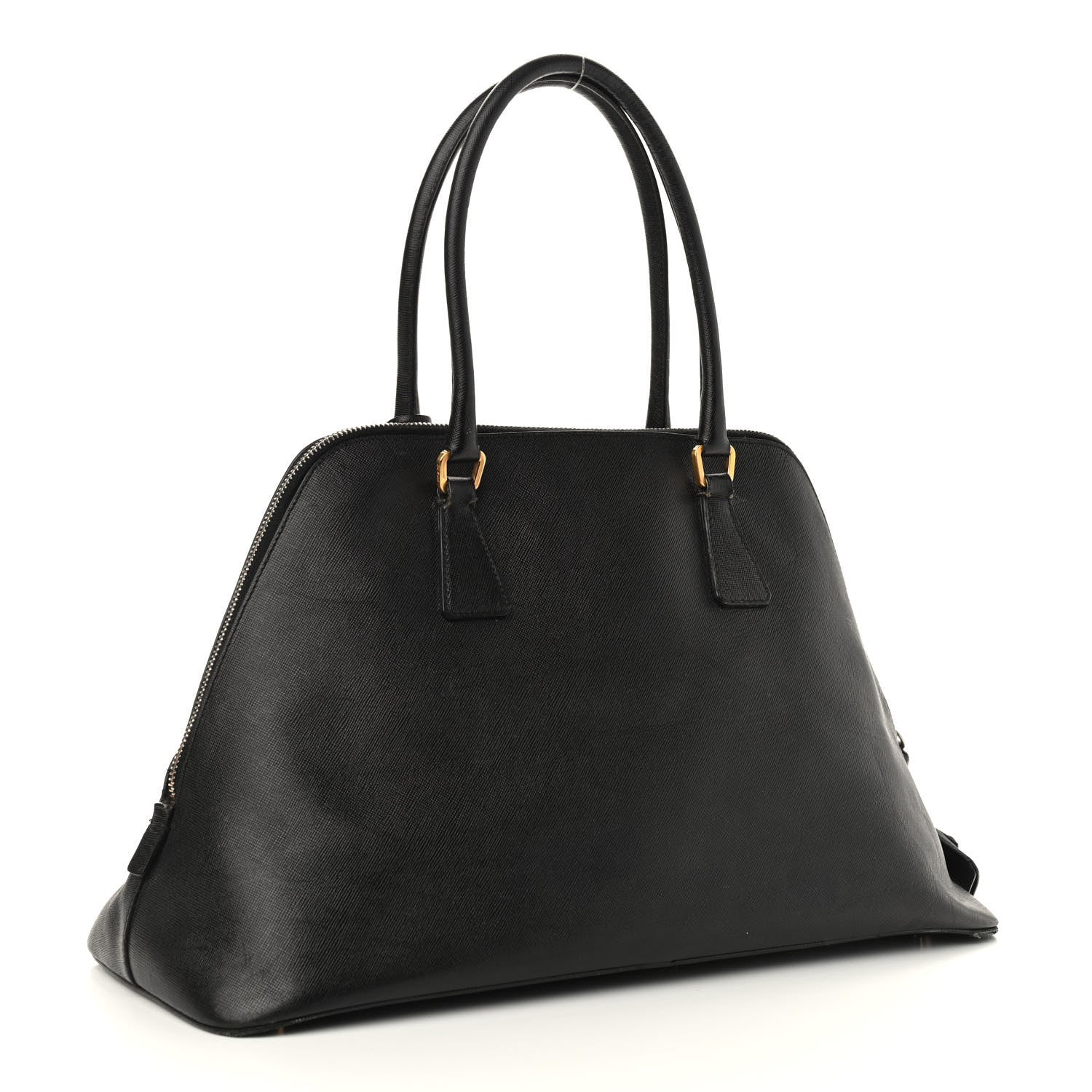 Prada Saffiano Lux Large Promenade Tote Black 3 of 15
