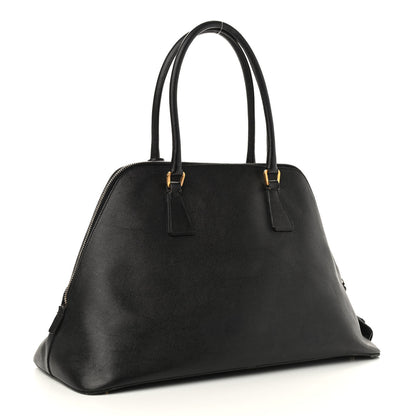 Prada Saffiano Lux Large Promenade Tote Black 3 of 15