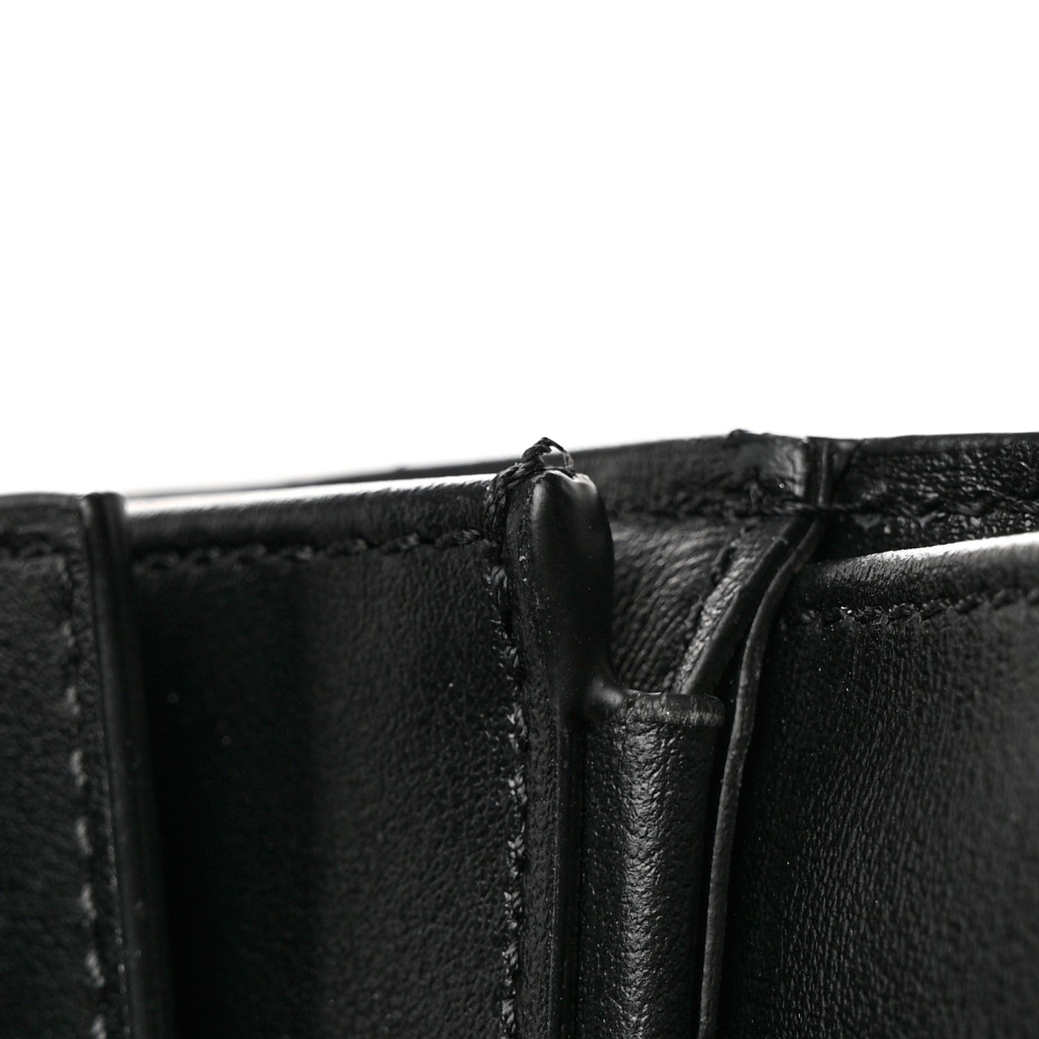 Celine Shiny Smooth Lambskin Small Triomphe Wallet Black 9 of 11