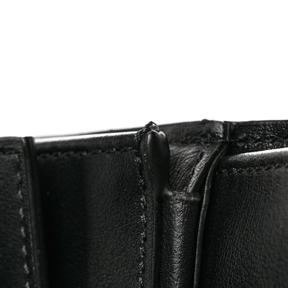Celine Shiny Smooth Lambskin Small Triomphe Wallet Black 9 of 11