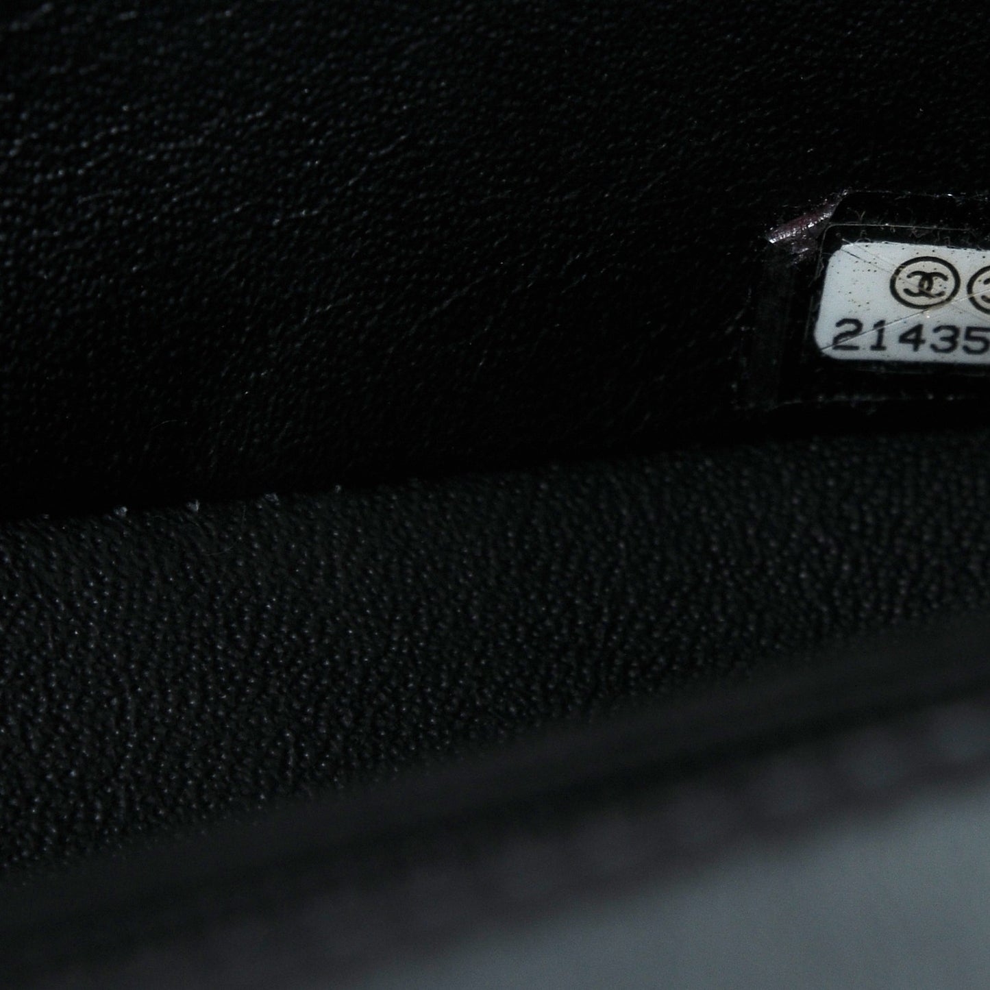 Lambskin Quilted Mini Rectangular Flap Black