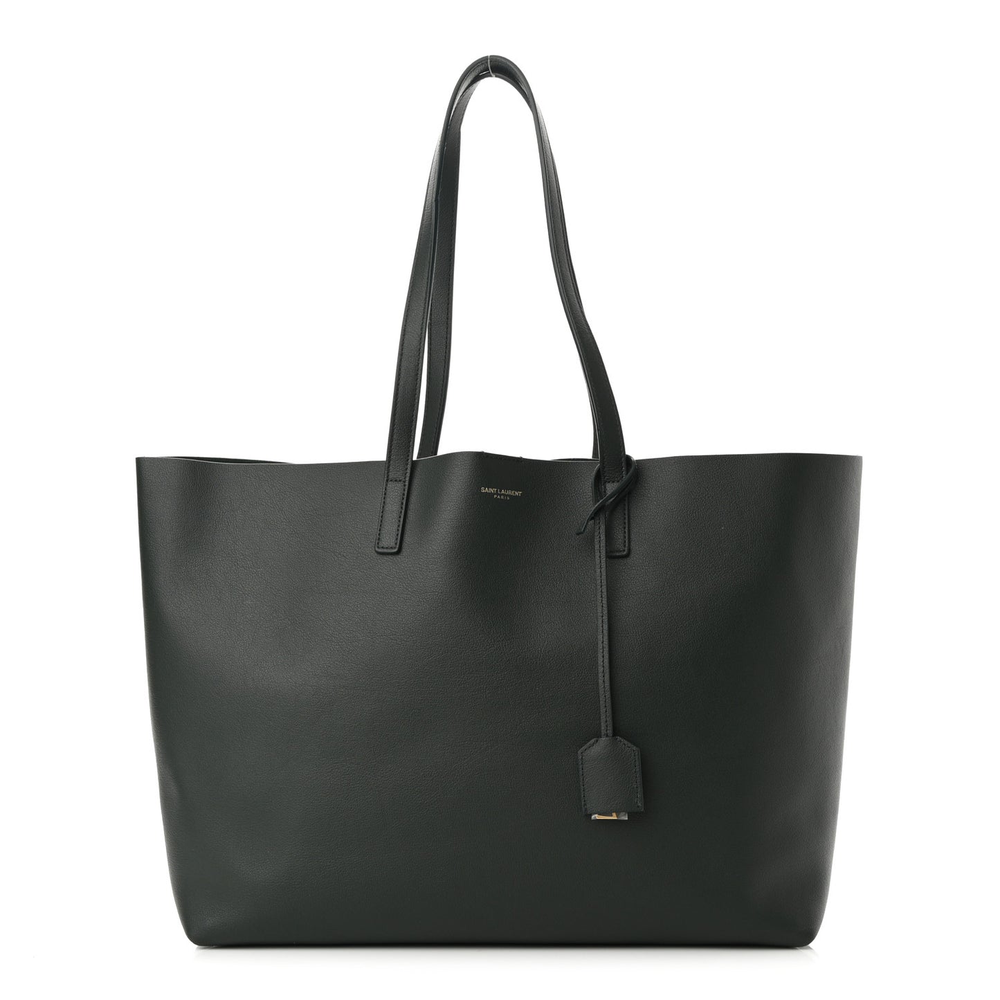 Calfskin Large Shopping Tote Dark Green