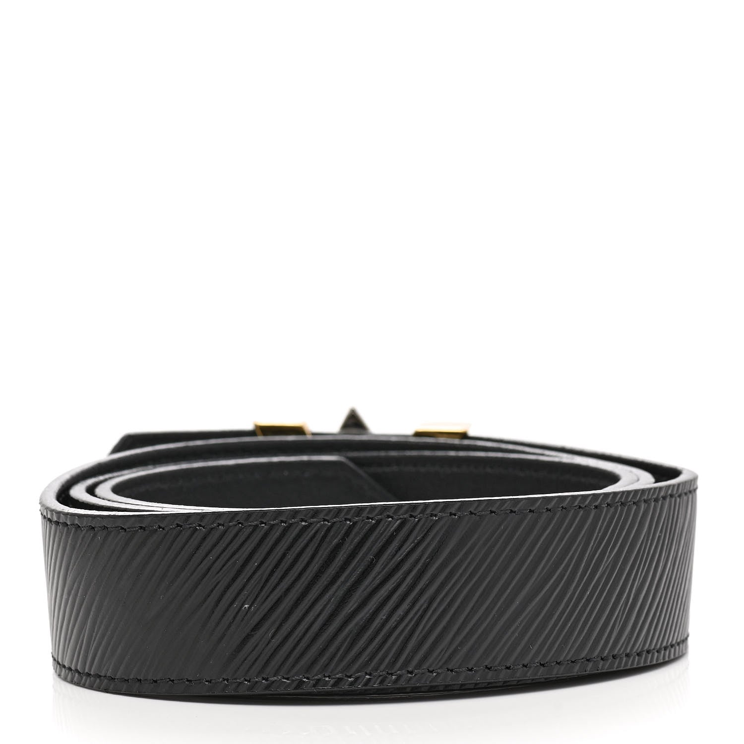 Louis Vuitton Epi 30mm LV Twist Belt 80 32 Black 2 of 8
