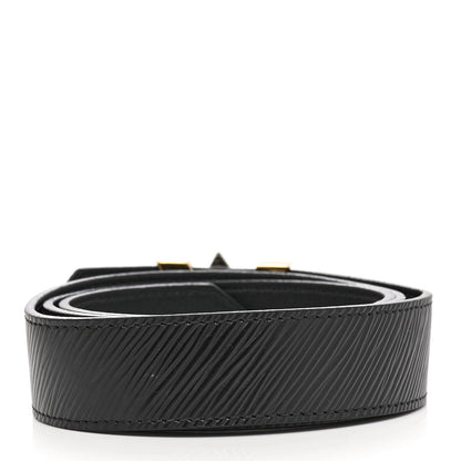 Louis Vuitton Epi 30mm LV Twist Belt 80 32 Black 2 of 8