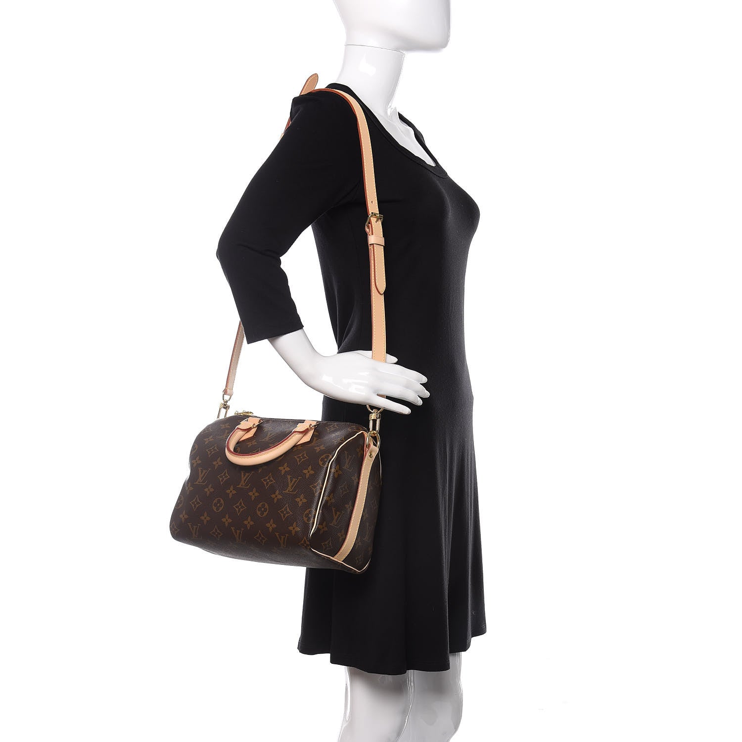 Louis Vuitton Monogram Speedy Bandouliere 25 2 of 10