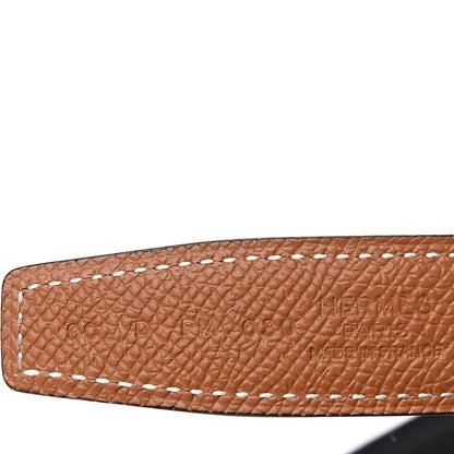 Hermes Swift Epsom 24mm Constance H Belt 90 Black Gold 4 of 5
