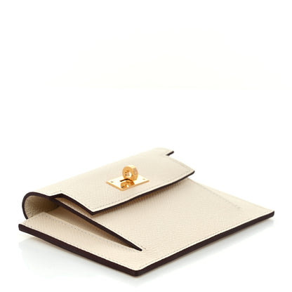 Hermes Epsom Kelly Pocket Compact Wallet Nata 3 of 9