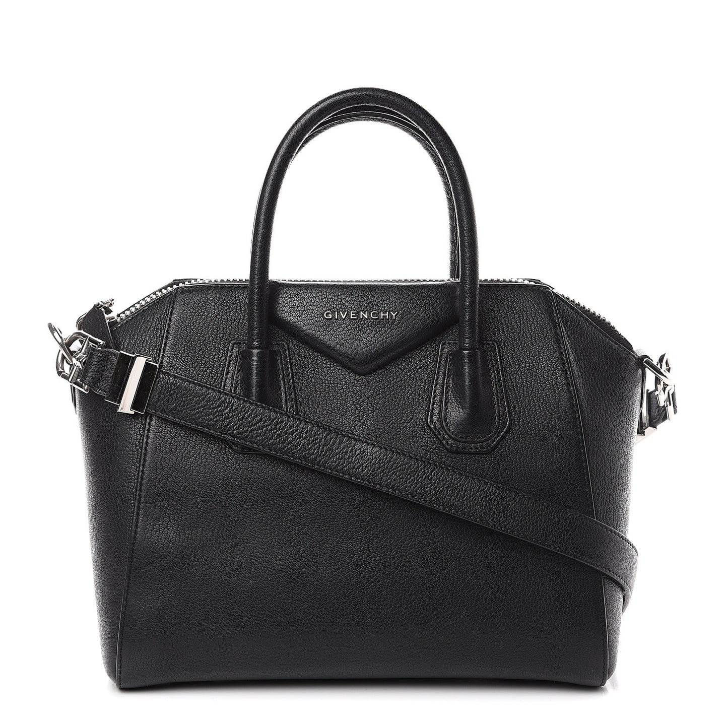Sugar Goatskin Small Antigona Black