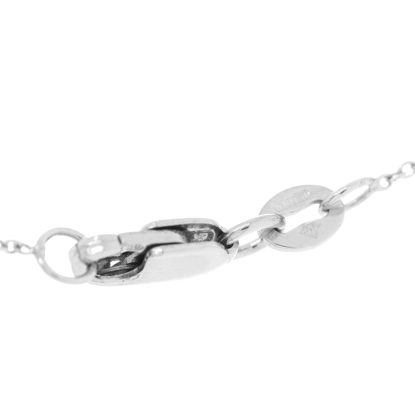 18K White Gold Diamond Tiny Treasures Baby Cross Pendant Necklace