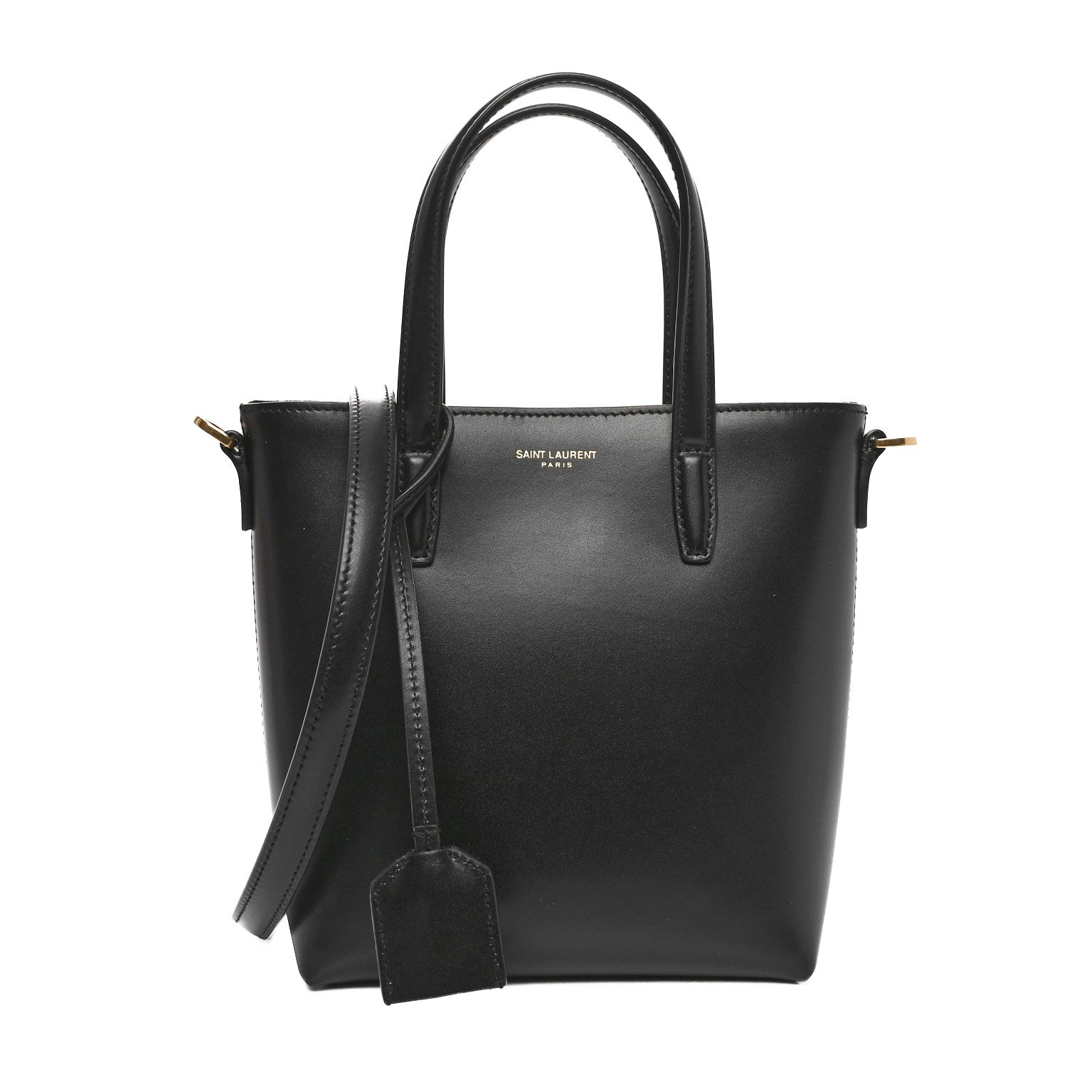 Saint Laurent Calfskin Mini Toy Shopping Tote Black 1 of 8
