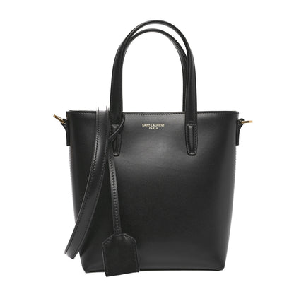 Saint Laurent Calfskin Mini Toy Shopping Tote Black 1 of 8