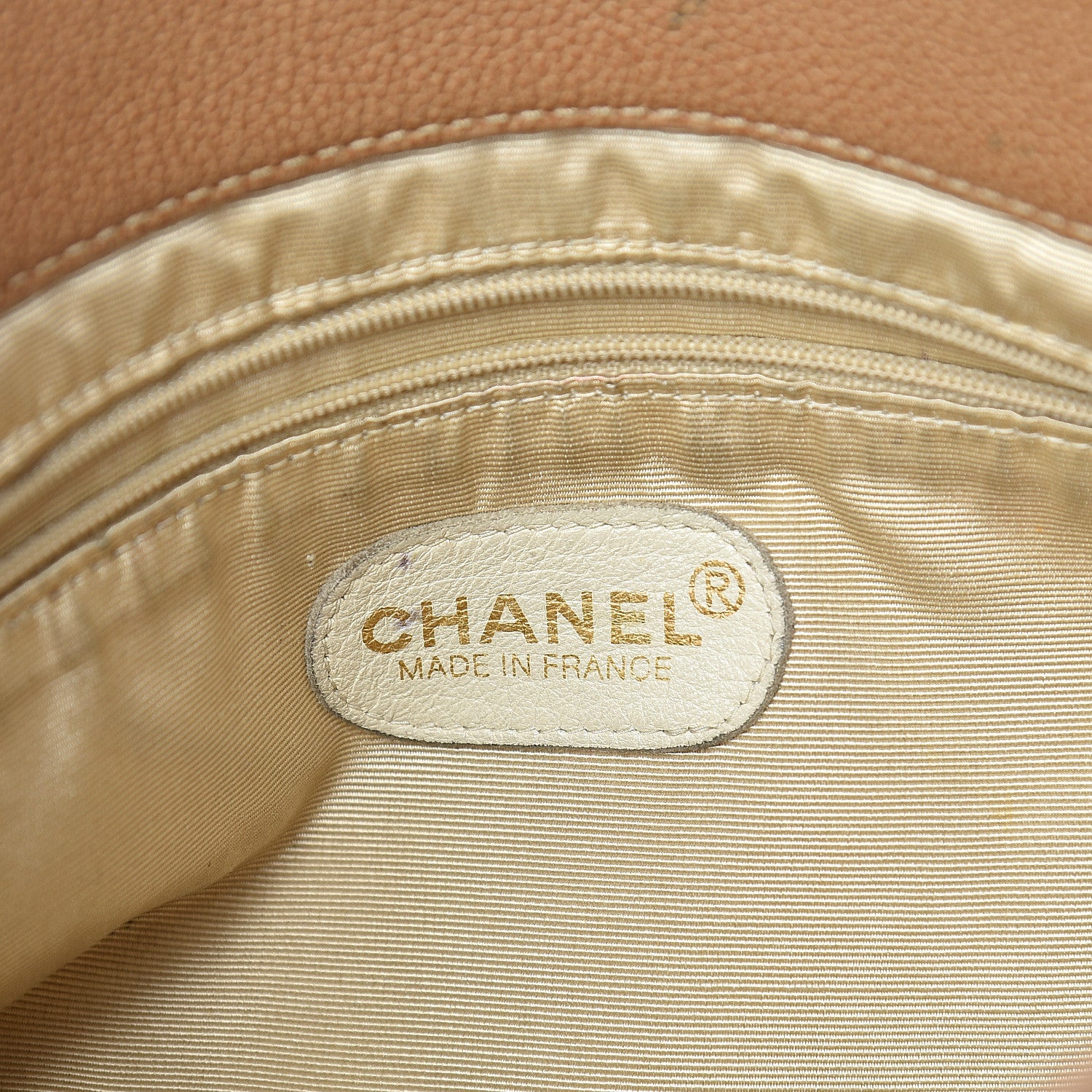 Chanel Calfskin CC Small Tote Beige 5 of 24