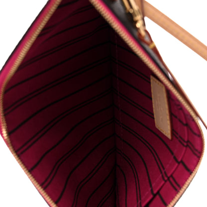 Louis Vuitton Monogram Neverfull MM GM Pochette Pivoine 5 of 7