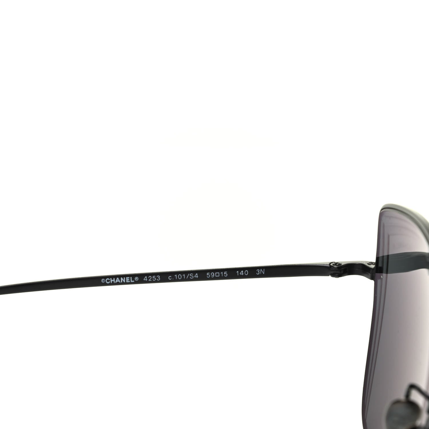 Chanel Metal Butterfly Sunglasses 4253 Black 4 of 6