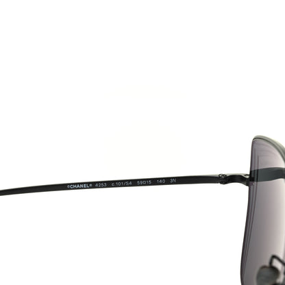 Chanel Metal Butterfly Sunglasses 4253 Black 4 of 6