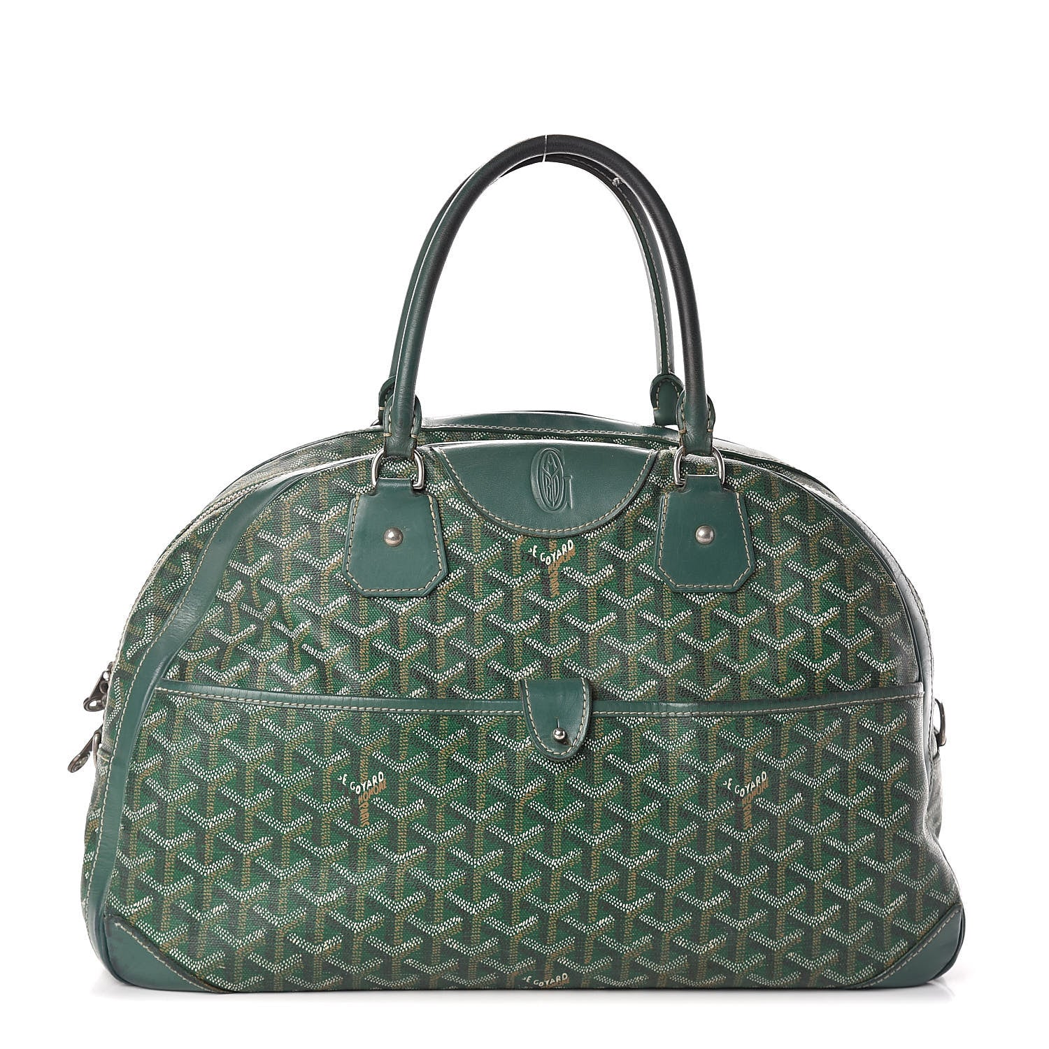 Goyard Goyardine Saint Jeanne GM Bowler Green 1 of 11