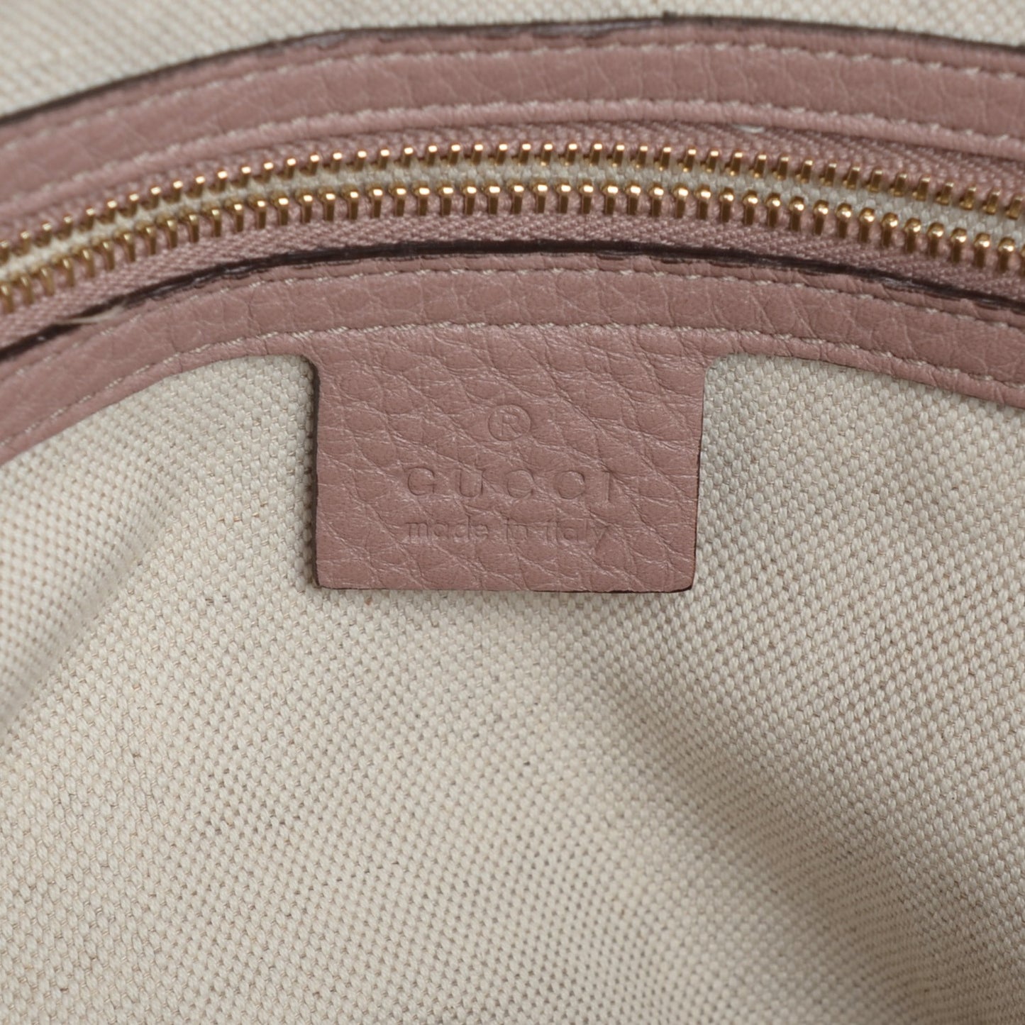 Pebbled Calfskin Large Bree Foldover Tote Pink