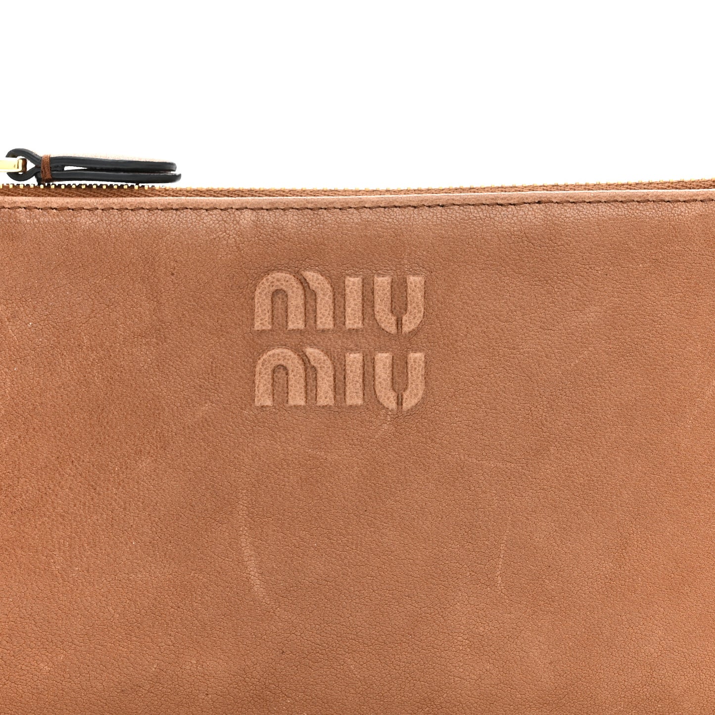 Nappa Aviator Mini Flat Pouch Rovere