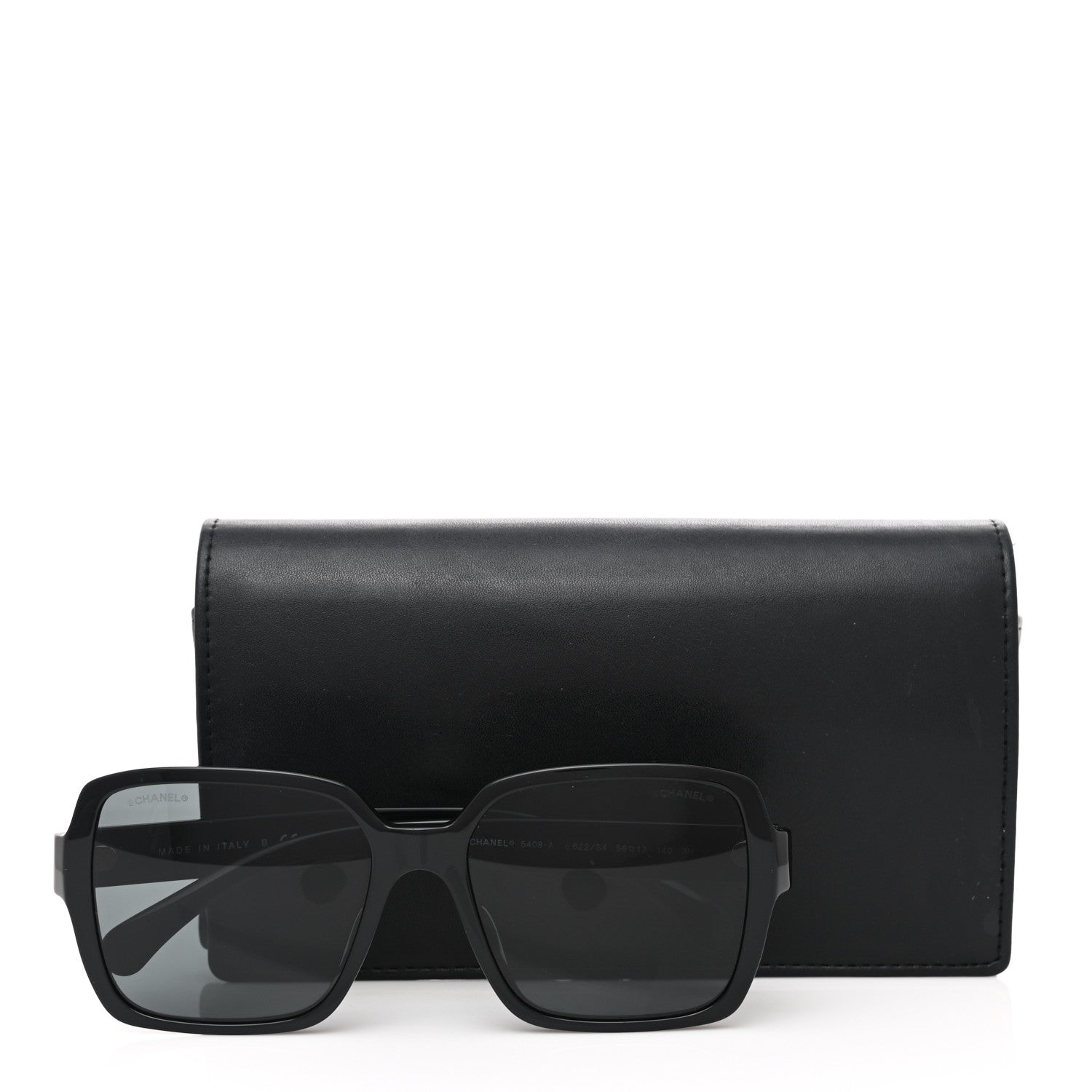 Chanel Acetate Square Sunglasses 5408-A Black 7 of 7