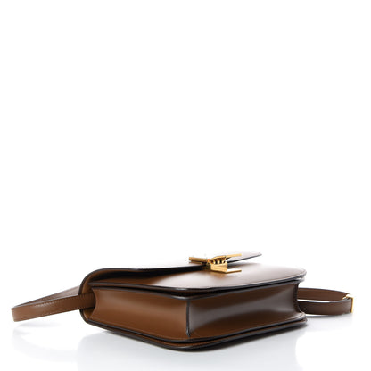 Celine Box Calfskin Medium Classic Box Flap Bag Camel 4 of 9