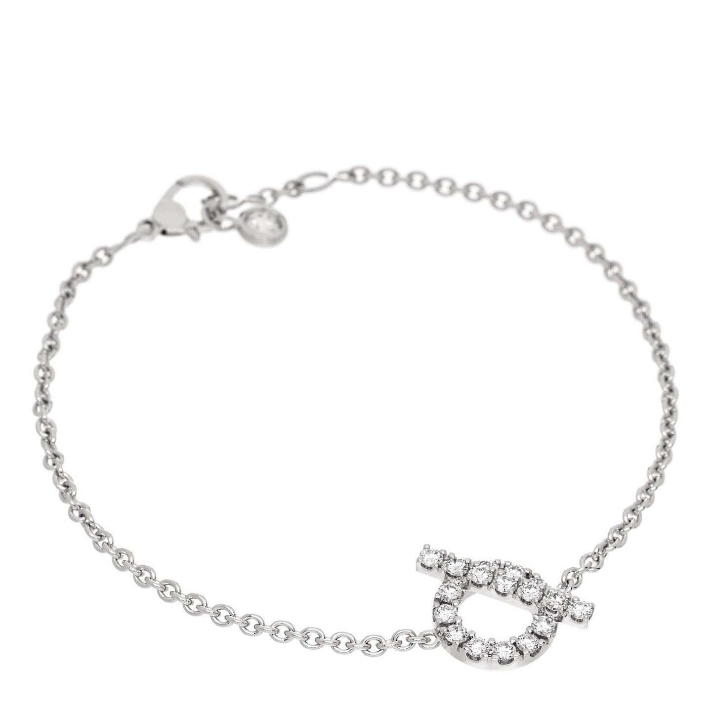 18K White Gold Diamond Finesse Bracelet ST