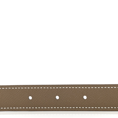 Hermes Swift Epsom 24mm Gamma Belt 80 Black Etoupe 4 of 6