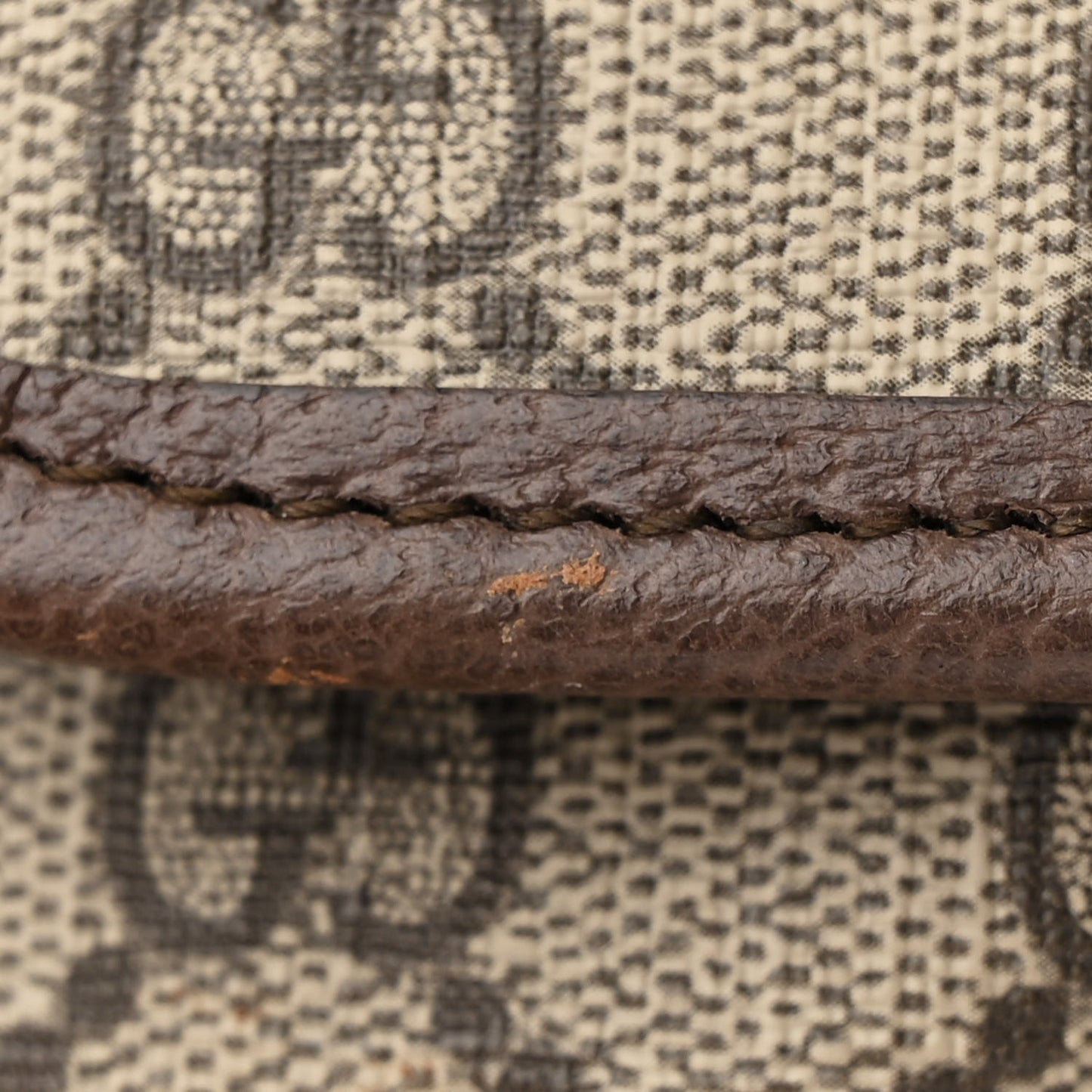 GG Supreme Monogram Neo Vintage Web Belt Bag Brown