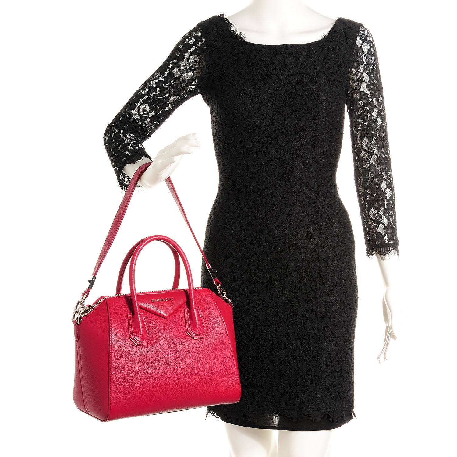Givenchy Sugar Goatskin Small Antigona Fig Pink 2 of 11
