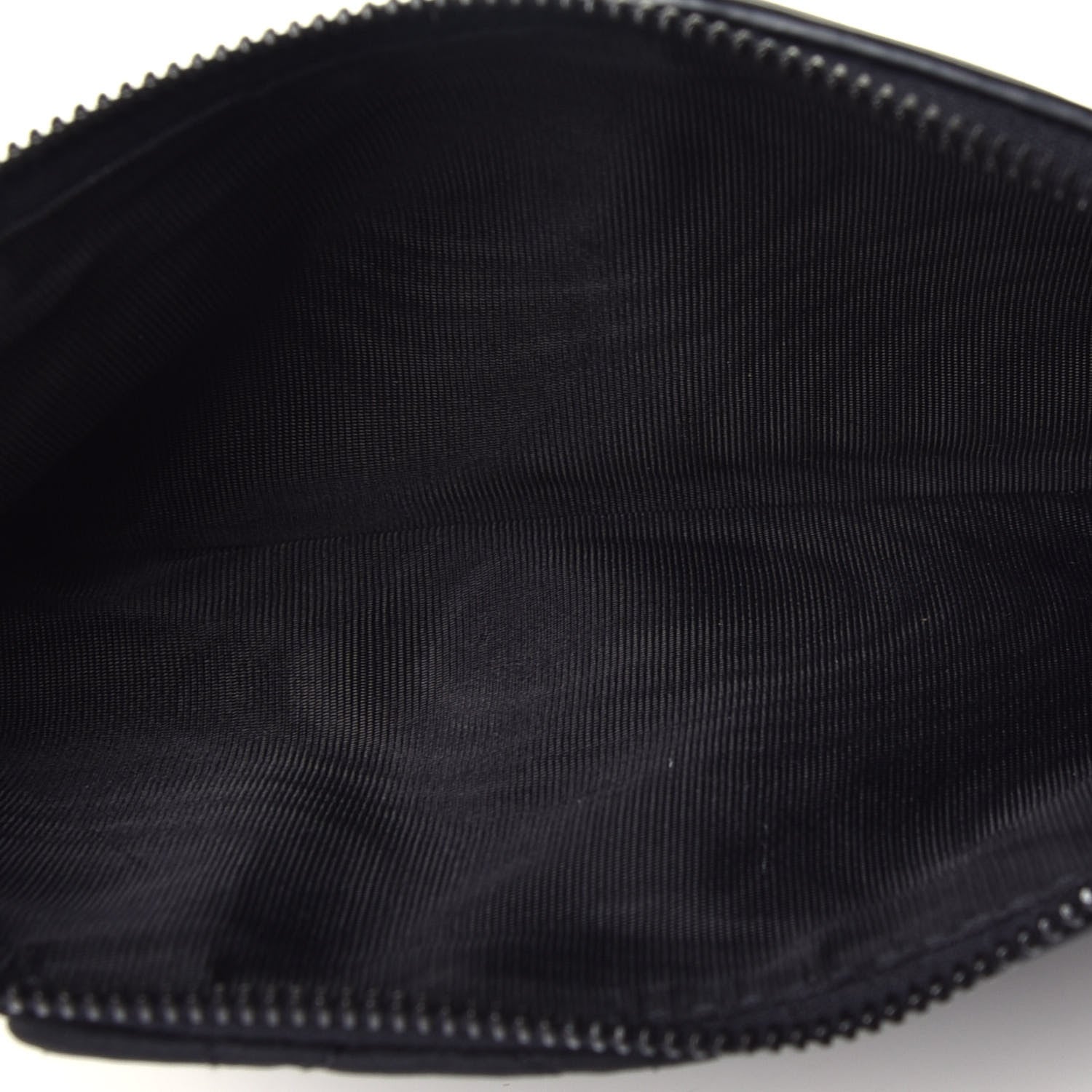 Christian Dior Ultra Matte Calfskin Cannage Lady Dior Zip Wallet With Strap Black 5 of 7