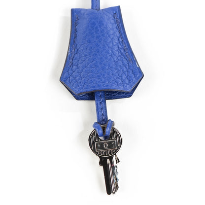 Hermes Taurillon Clemence Kelly Retourne 32 Bleu Electrique 28 of 28